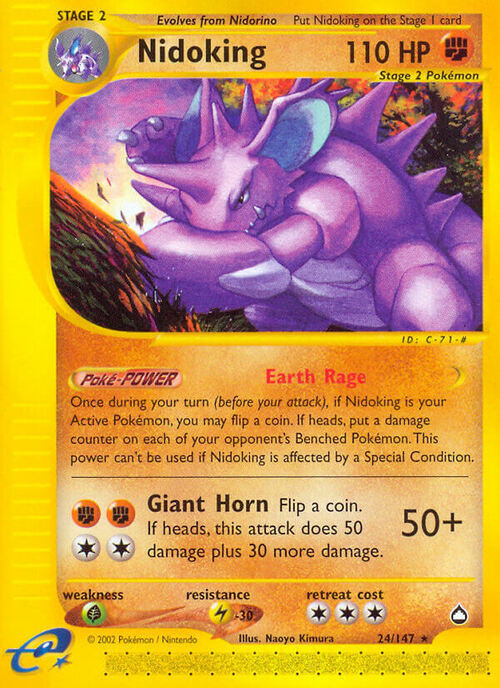 Nidoking Card Front