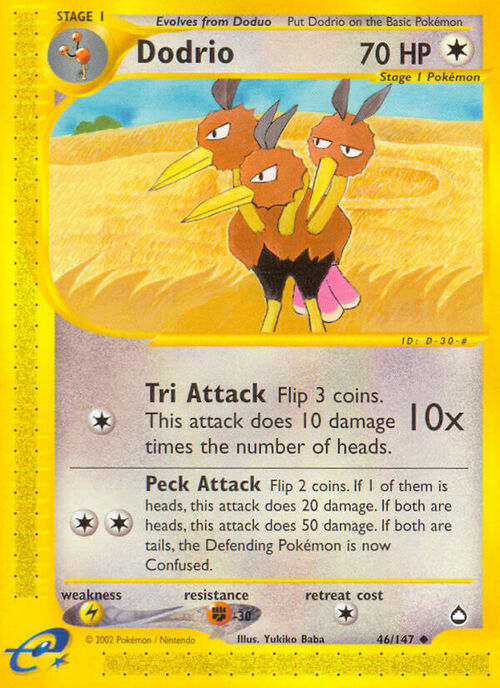 Dodrio Card Front