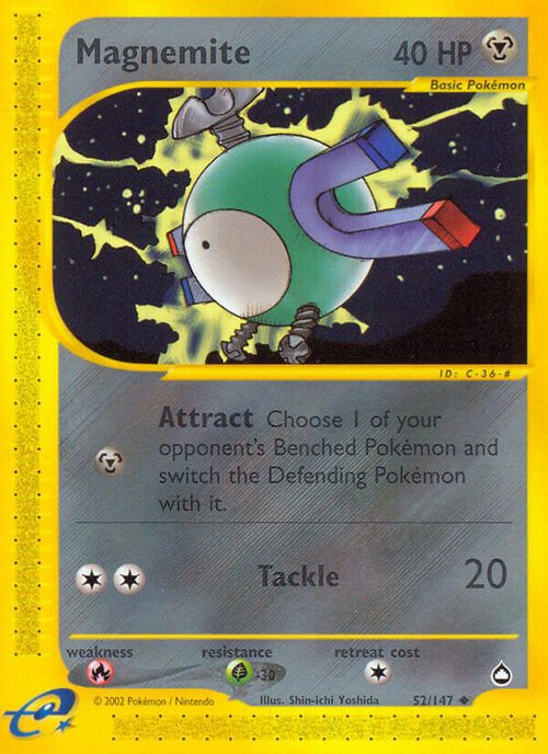 Magnemite Card Front