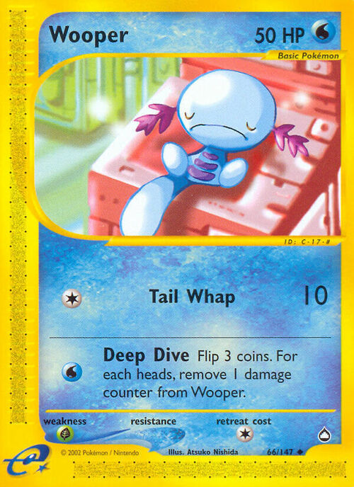 Wooper Card Front