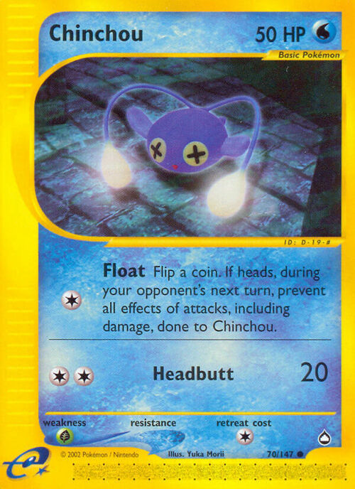 Chinchou Card Front