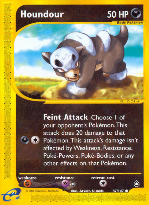 Houndour Card Front