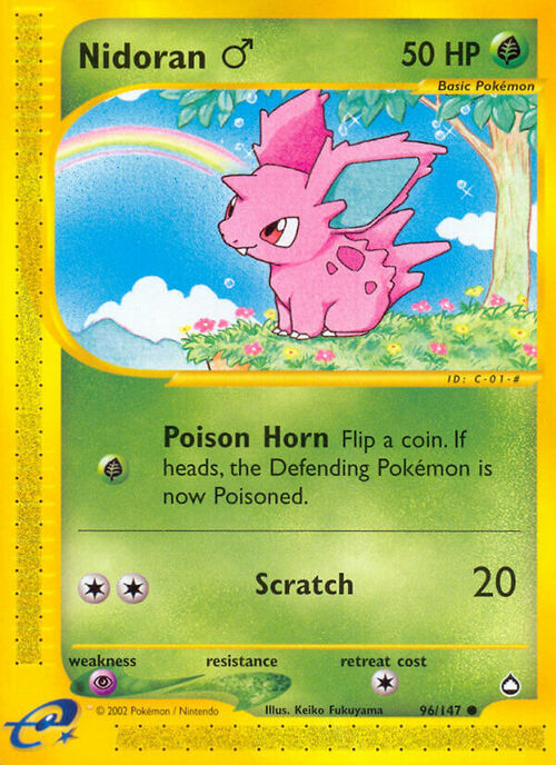 Nidoran M Card Front