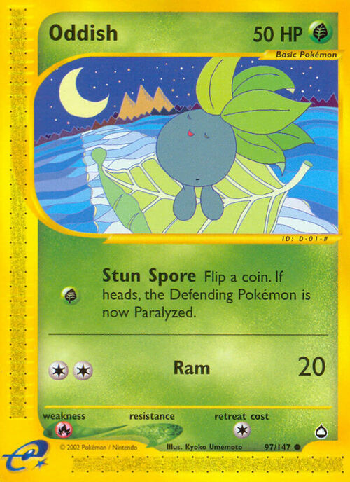 Oddish Card Front