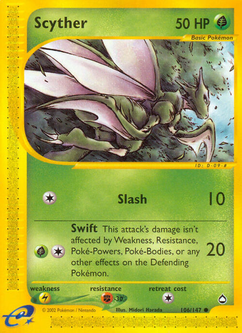 Scyther Card Front