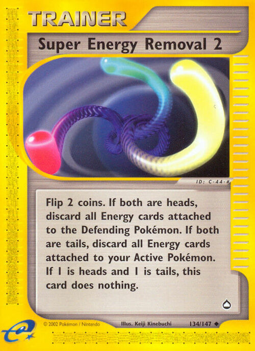 Super Energy Removal 2 Card Front