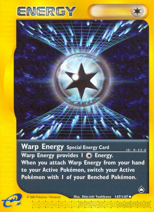 Warp Energy Card Front