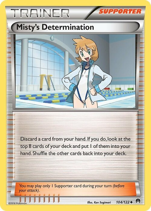 Misty's Determination Card Front