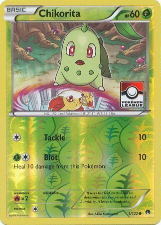 Chikorita Card Front