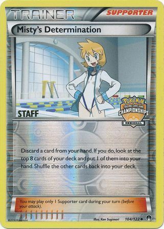 Misty's Determination Card Front