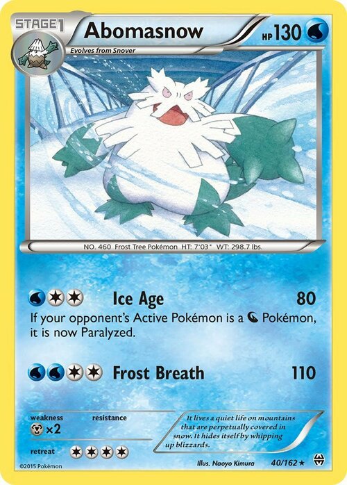 Abomasnow Card Front