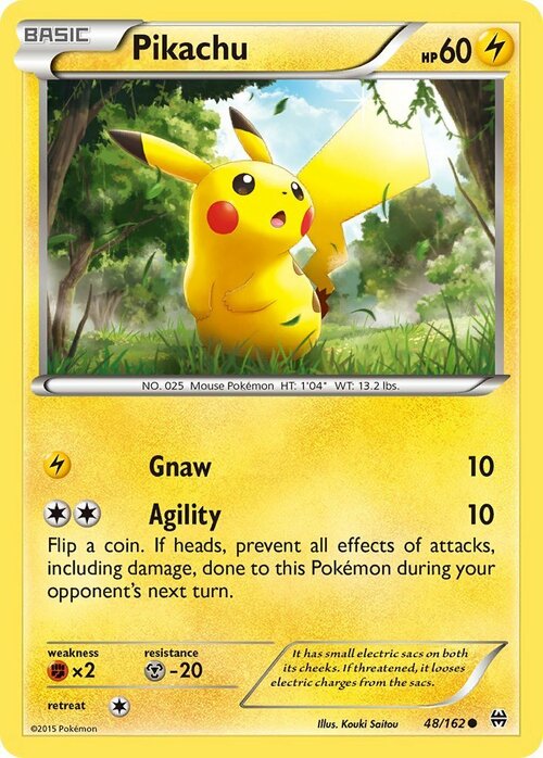 Pikachu Card Front