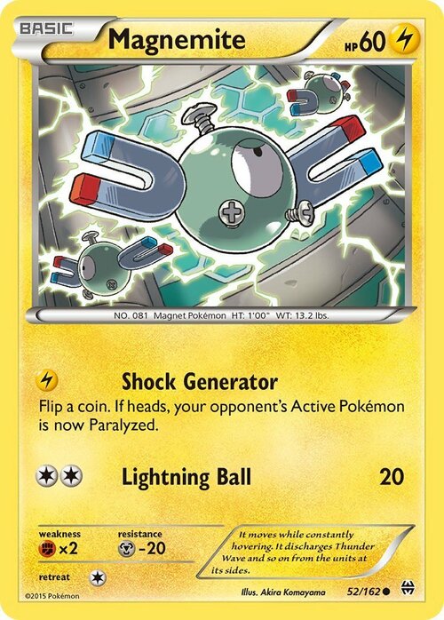 Magnemite Card Front