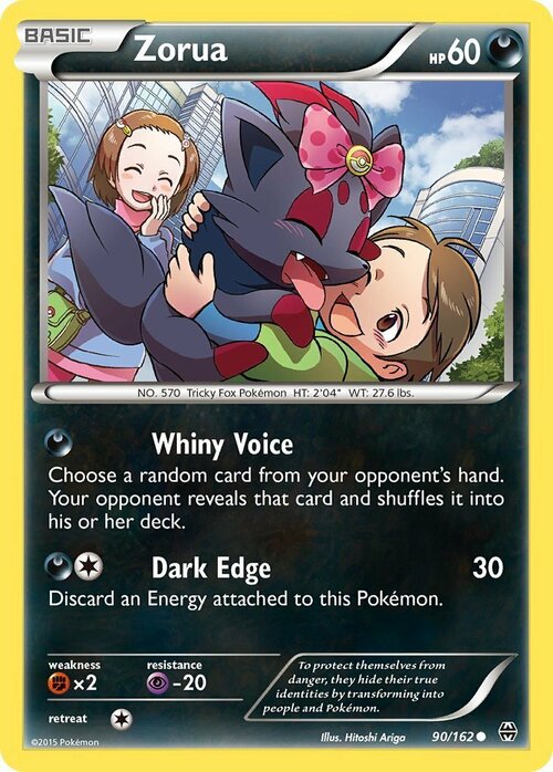 Zorua Card Front