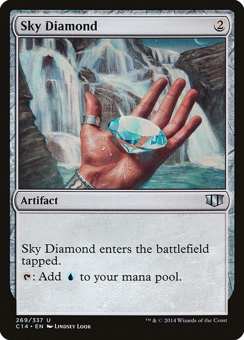 Sky Diamond Card Front