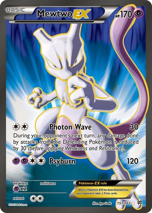 Mewtwo EX Card Front