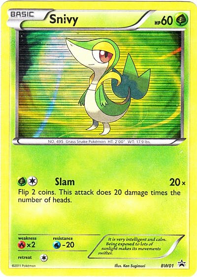 Snivy Card Front