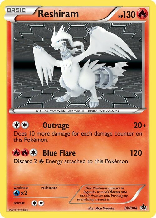 Reshiram Card Front