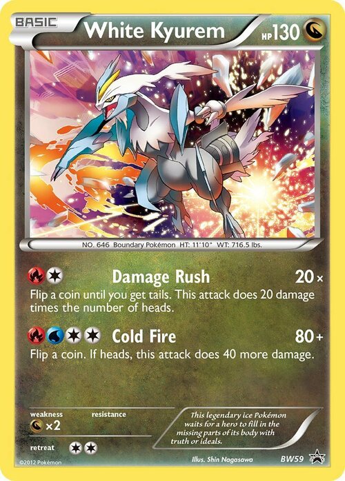 White Kyurem Card Front