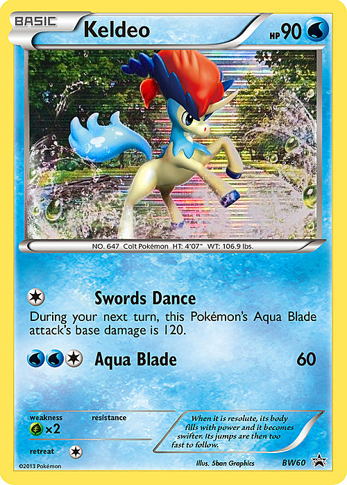 Keldeo Card Front