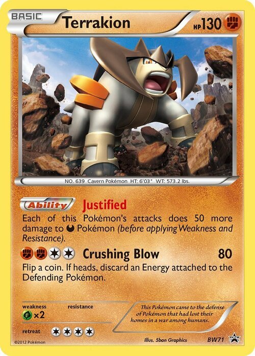 Terrakion Card Front