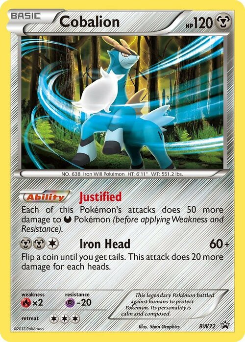 Cobalion Card Front