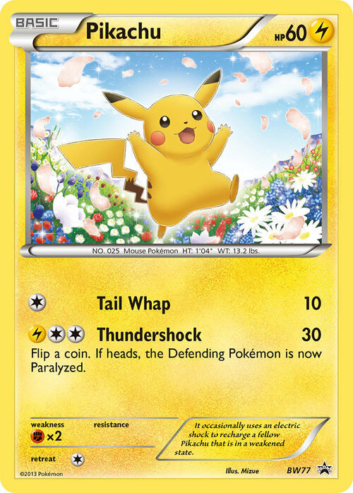 Pikachu Card Front