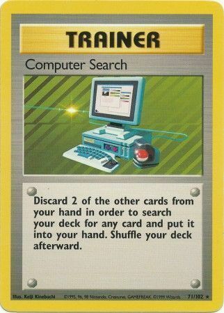 Computer Search Card Front