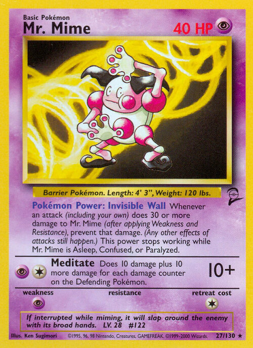 Mr. Mime Card Front