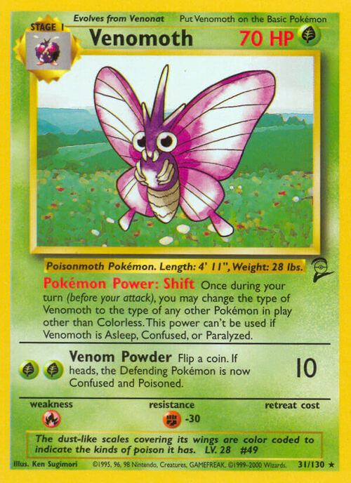 Venomoth Card Front