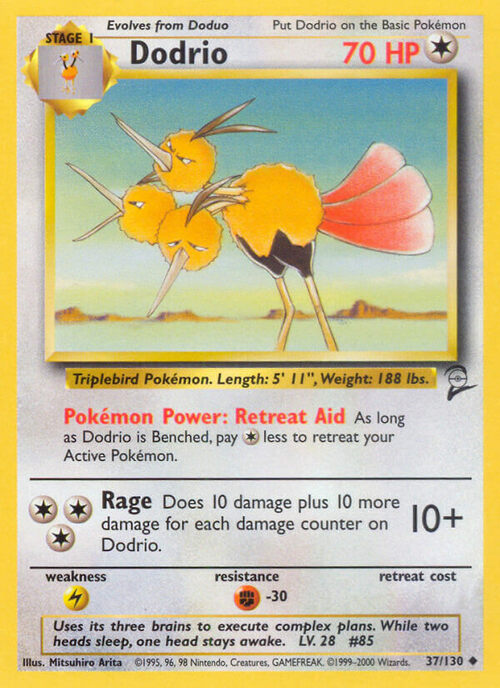 Dodrio Card Front