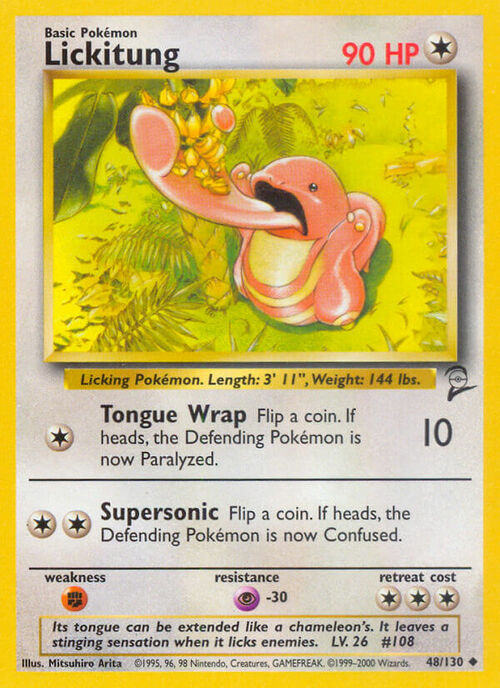 Lickitung Card Front