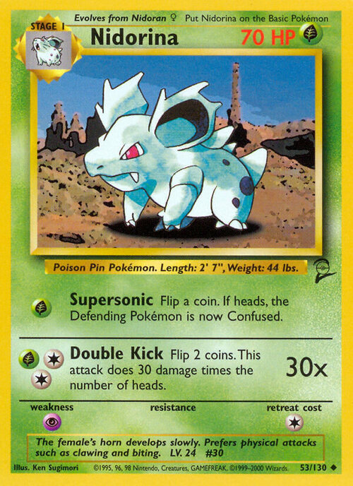 Nidorina Card Front