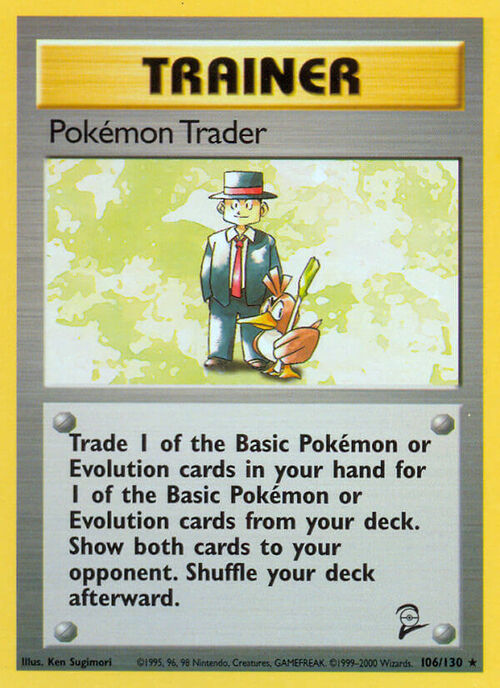 Pokémon Trader Card Front