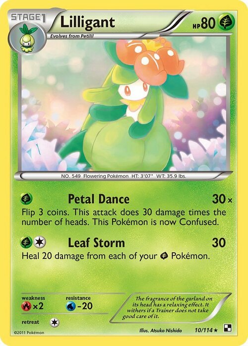 Lilligant Card Front