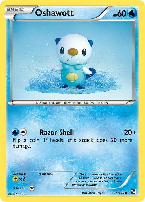 Oshawott Card Front