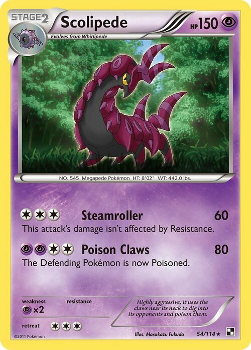 Scolipede Card Front