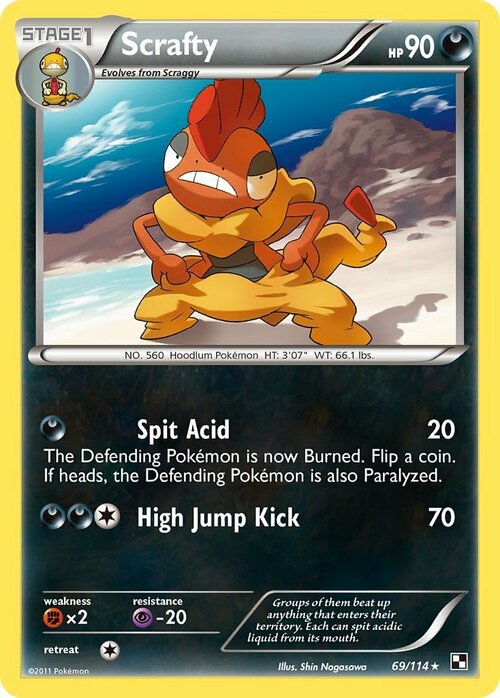 Scrafty Card Front