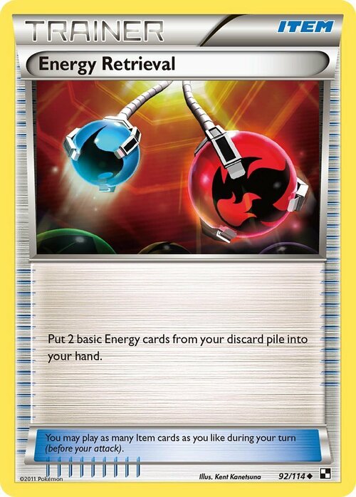 Energy Retrieval Card Front