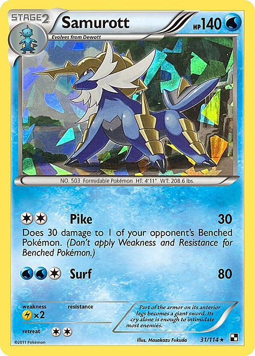 Samurott Card Front