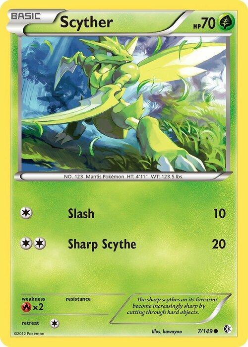 Scyther Card Front