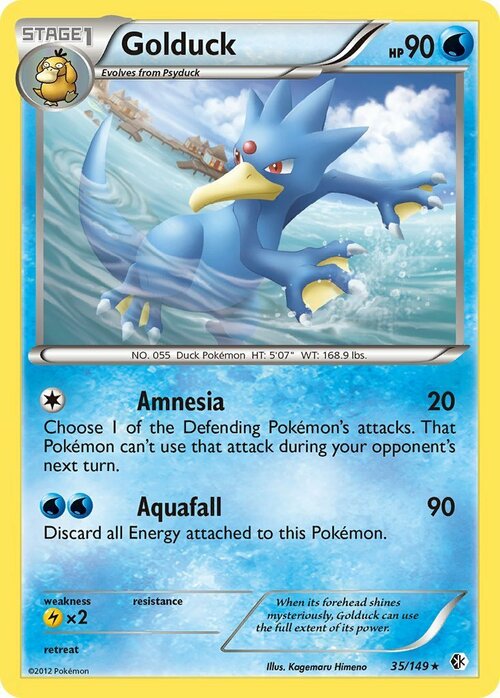 Golduck Card Front