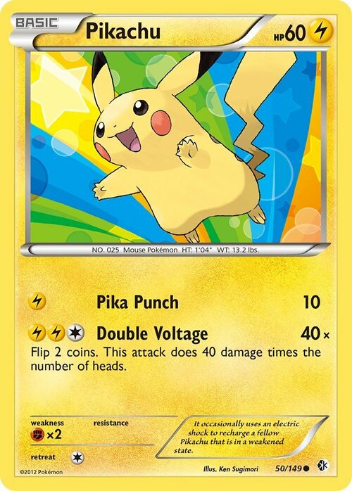 Pikachu Card Front