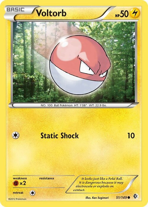 Voltorb Card Front