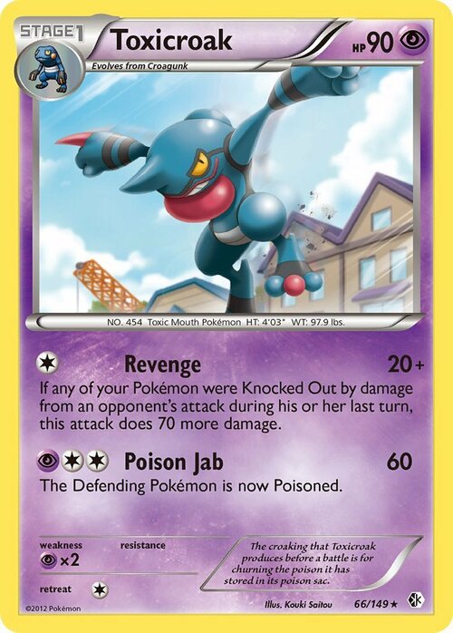 Toxicroak Card Front