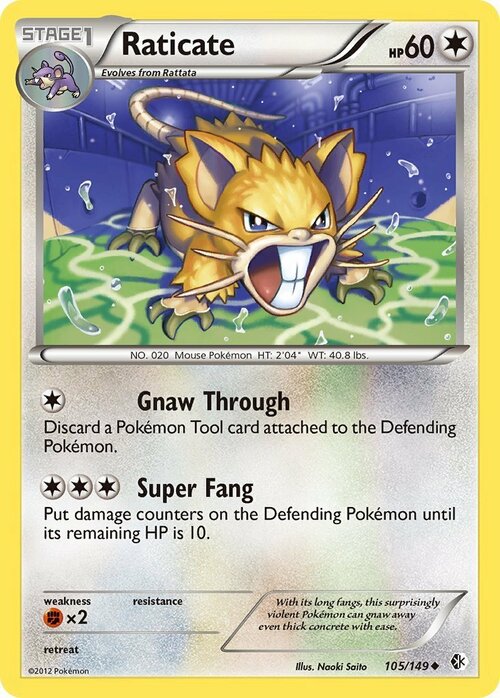 Raticate Card Front