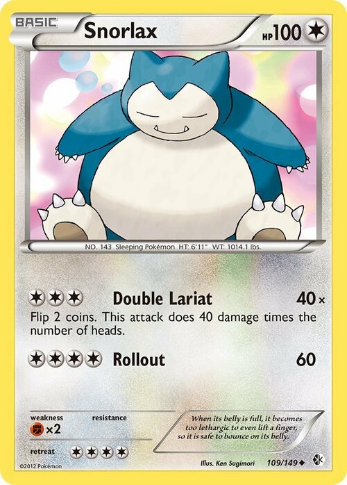 Snorlax Card Front