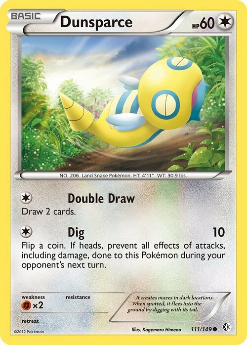 Dunsparce Card Front