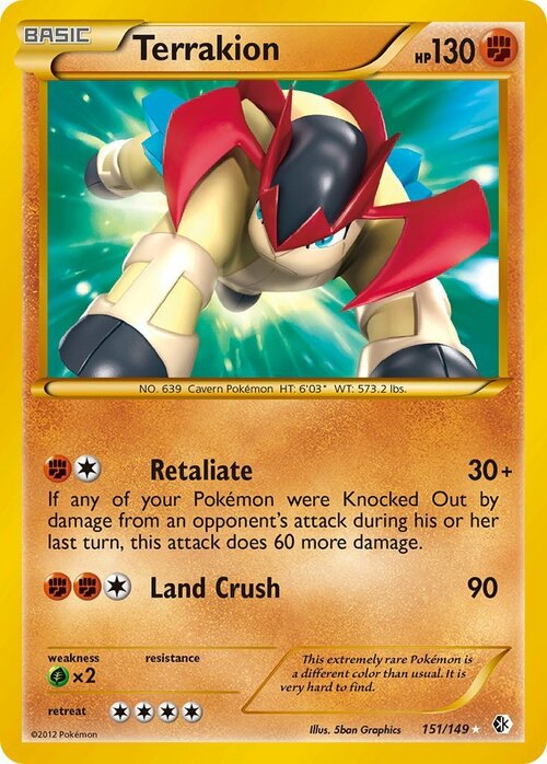 Terrakion Card Front