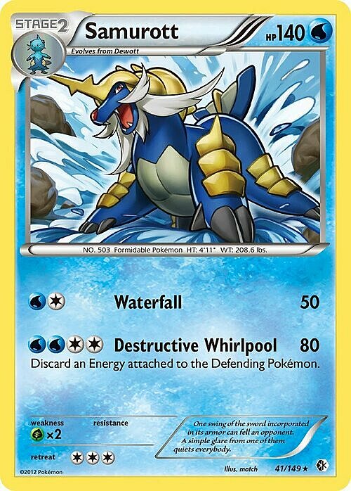 Samurott Card Front